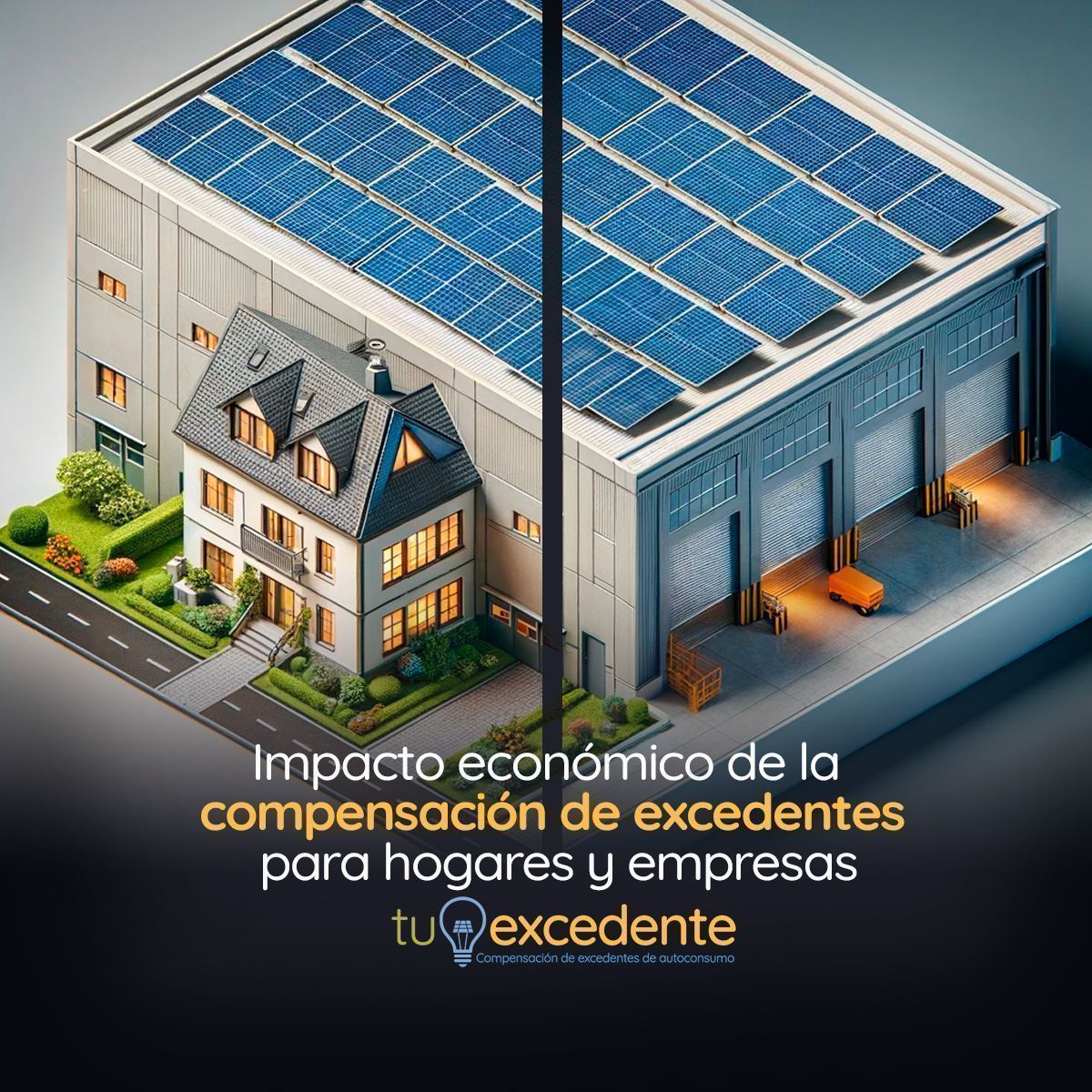 Impacto económico de la compensación de excedentes para hogares y empresas