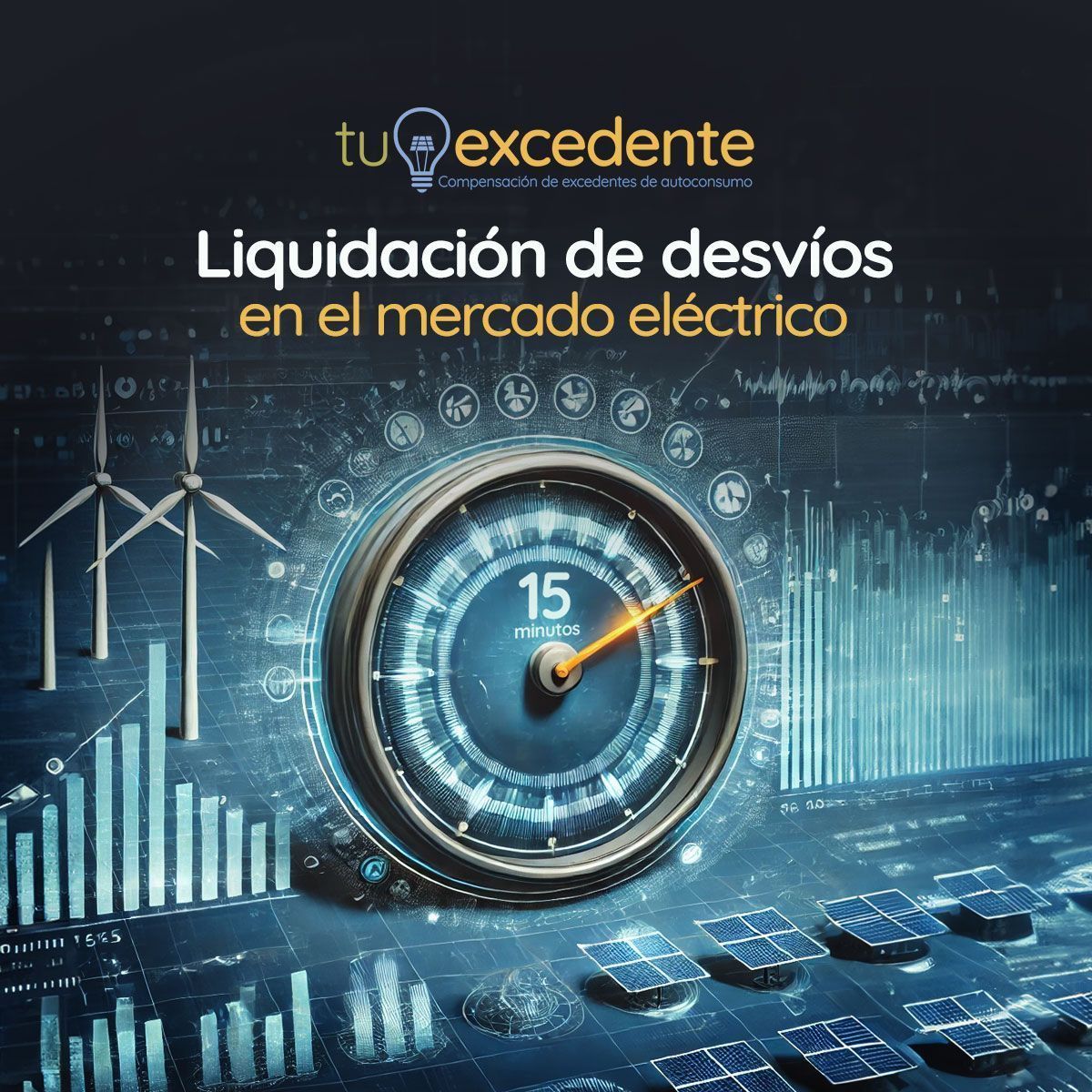 Liquidación de desvíos en el mercado eléctrico: 15 minutos