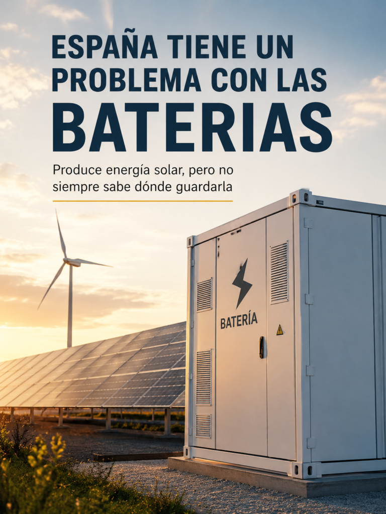 España tiene un problema con las baterias